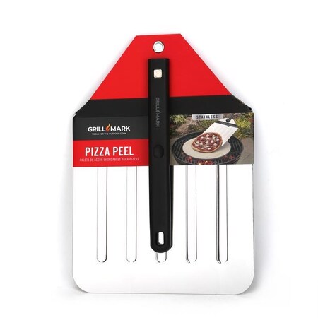 Grill Mark Grill Mark Stainless Steel Black/Silver Pizza Peel 1 pk 00121ACE